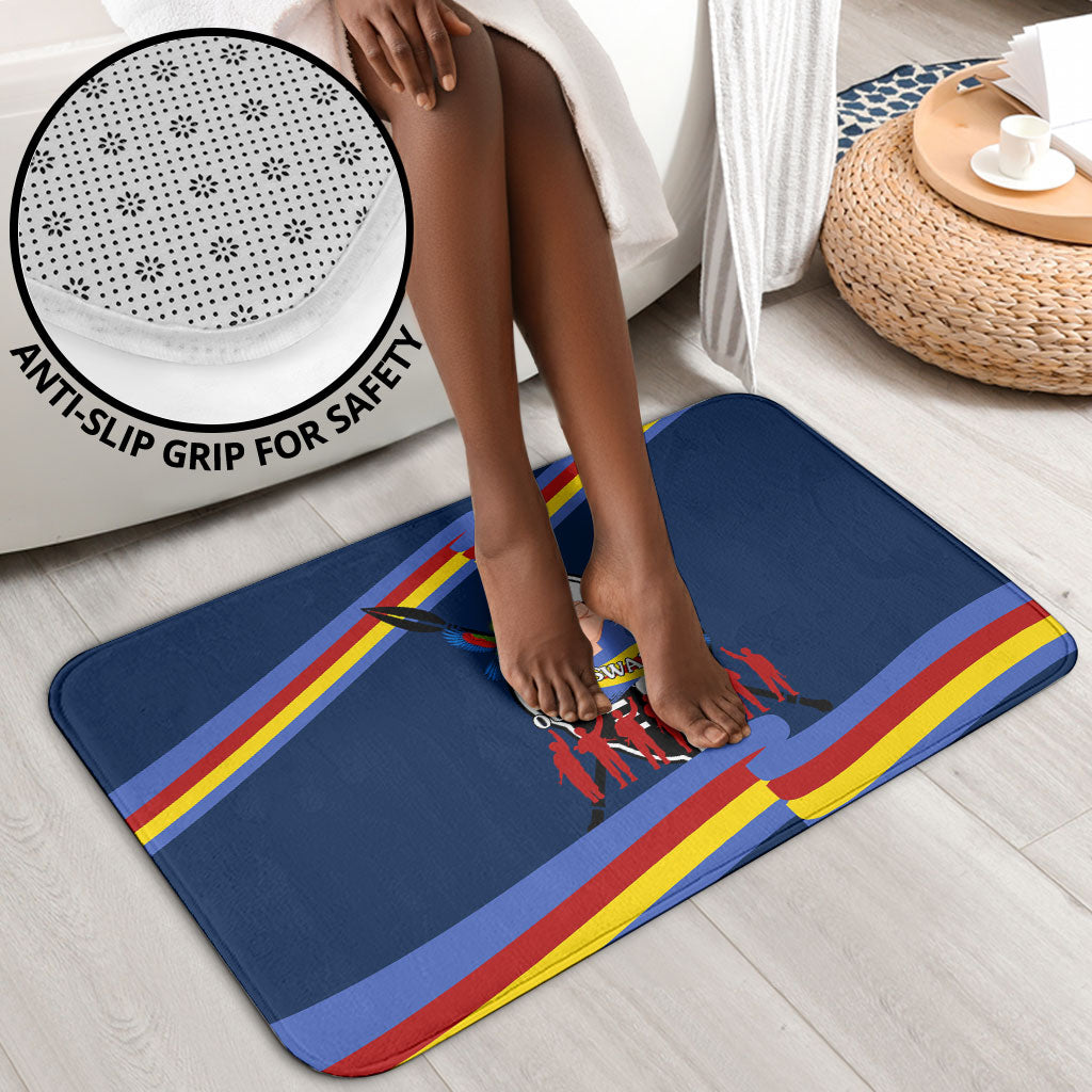 Eswatini Somhlolo Day Bathroom Set Swazi Flag Tribal Shield Heritage Graphic