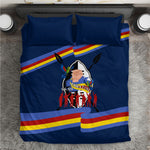Eswatini Somhlolo Day Bedding Set Swazi Flag Tribal Shield Heritage Graphic