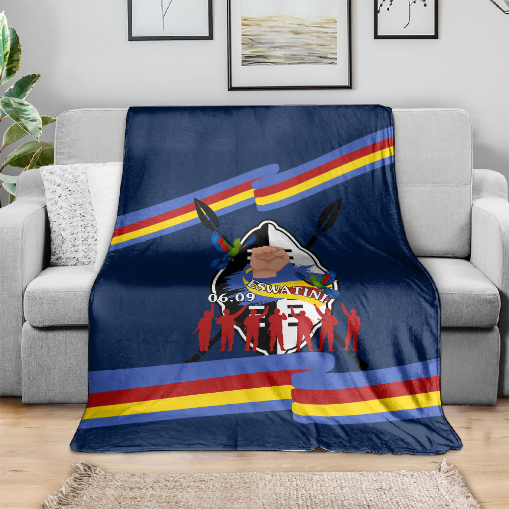 Eswatini Somhlolo Day Blanket Swazi Flag Tribal Shield Heritage Graphic