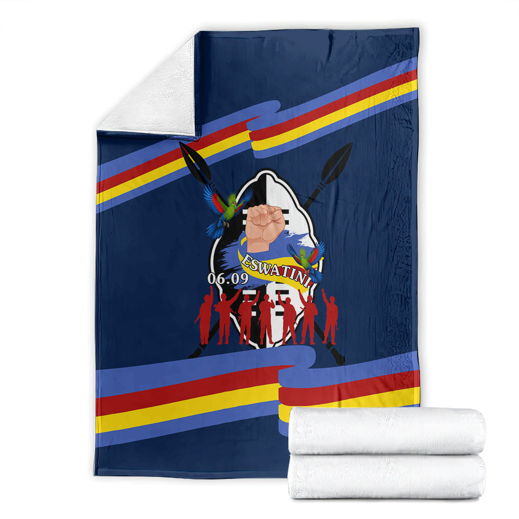 Eswatini Somhlolo Day Blanket Swazi Flag Tribal Shield Heritage Graphic