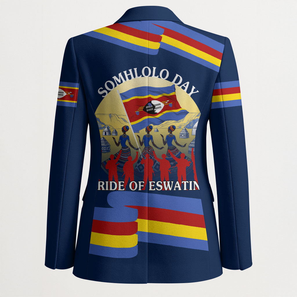 Eswatini Somhlolo Day Blazer Swazi Flag Tribal Shield Heritage Graphic