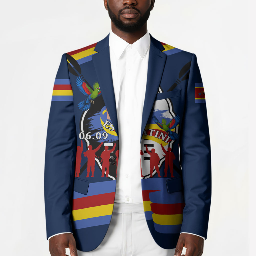 Eswatini Somhlolo Day Blazer Swazi Flag Tribal Shield Heritage Graphic