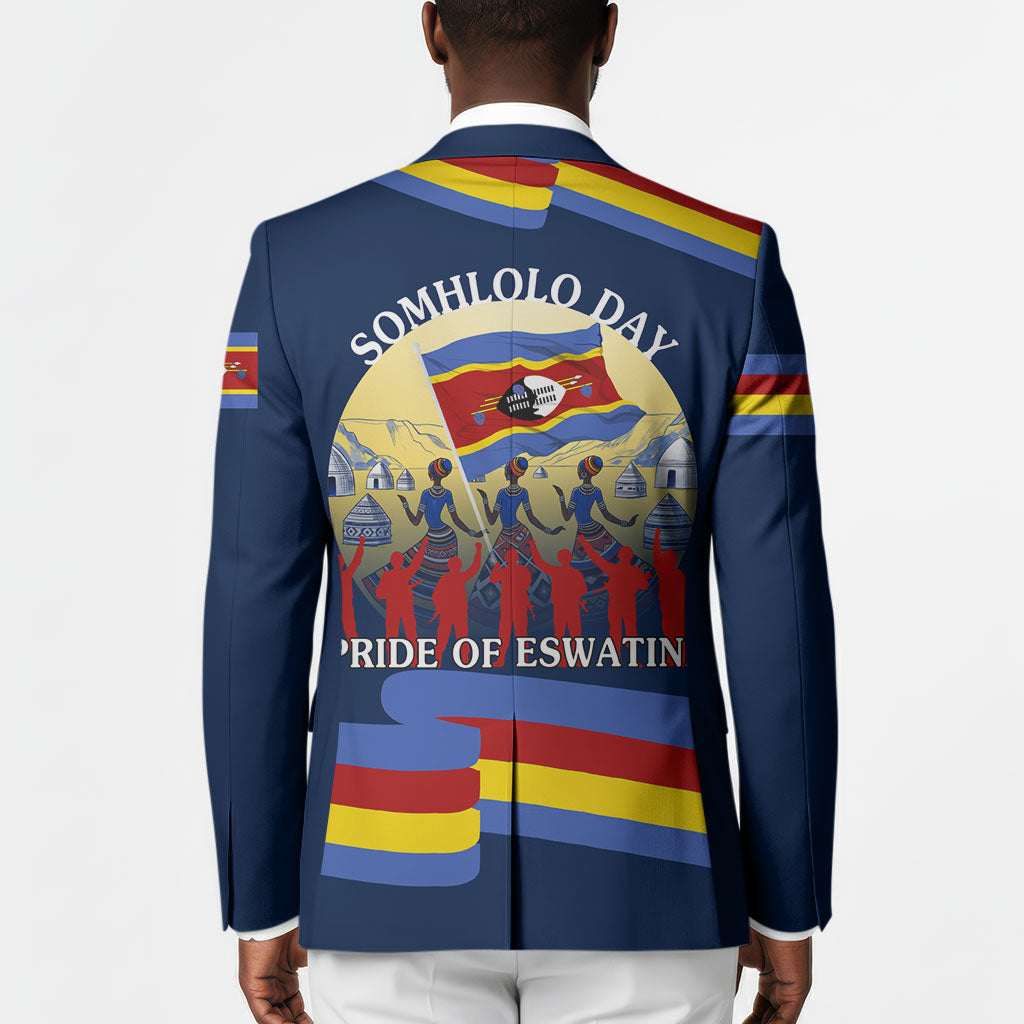 Eswatini Somhlolo Day Blazer Swazi Flag Tribal Shield Heritage Graphic
