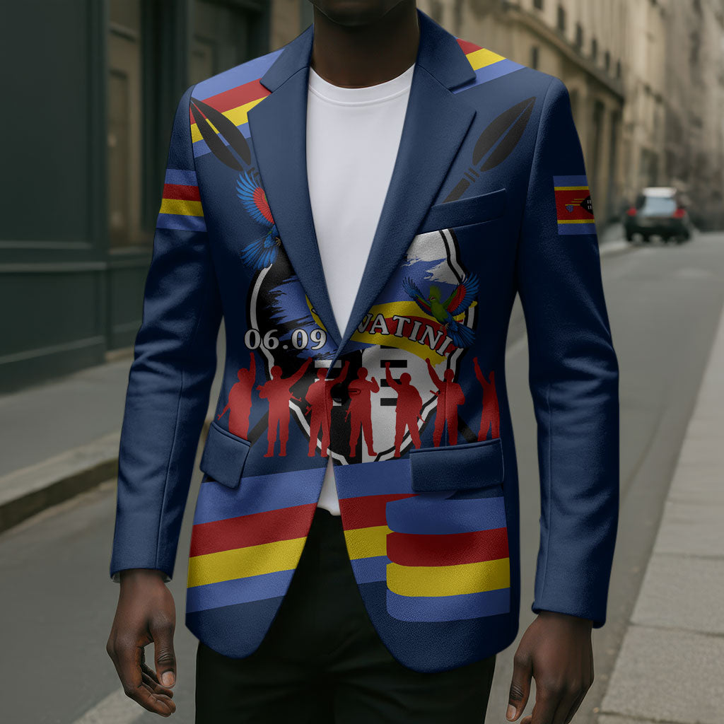 Eswatini Somhlolo Day Blazer Swazi Flag Tribal Shield Heritage Graphic