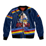Eswatini Somhlolo Day Bomber Jacket Swazi Flag Tribal Shield Heritage Graphic