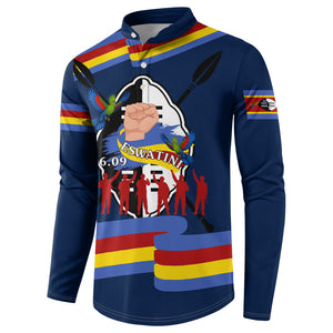 Eswatini Somhlolo Day Button Sweatshirt Swazi Flag Tribal Shield Heritage Graphic