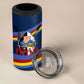 Eswatini Somhlolo Day 4 in 1 Can Cooler Tumbler Swazi Flag Tribal Shield Heritage Graphic