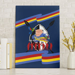 Eswatini Somhlolo Day Canvas Wall Art Swazi Flag Tribal Shield Heritage Graphic