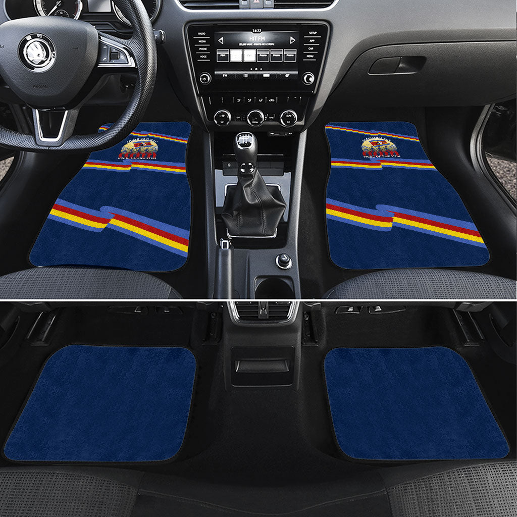 Eswatini Somhlolo Day Car Mats Swazi Flag Tribal Shield Heritage Graphic