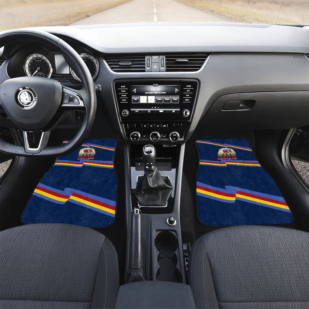 Eswatini Somhlolo Day Car Mats Swazi Flag Tribal Shield Heritage Graphic