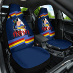 Eswatini Somhlolo Day Car Seat Cover Swazi Flag Tribal Shield Heritage Graphic