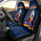Eswatini Somhlolo Day Car Seat Cover Swazi Flag Tribal Shield Heritage Graphic