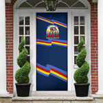 Eswatini Somhlolo Day Door Cover Swazi Flag Tribal Shield Heritage Graphic