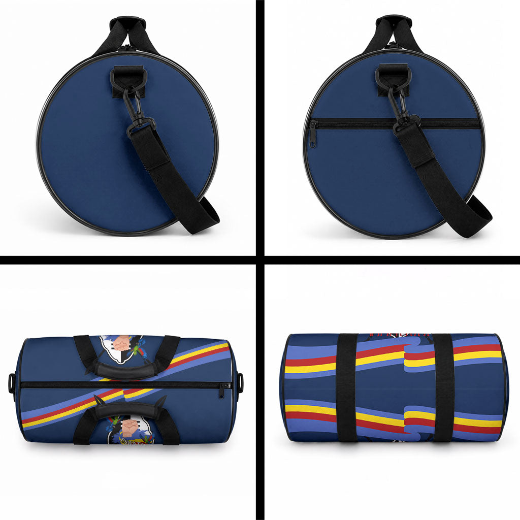 Eswatini Somhlolo Day Duffle Bag Swazi Flag Tribal Shield Heritage Graphic