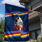 Eswatini Somhlolo Day Garden Flag Swazi Flag Tribal Shield Heritage Graphic