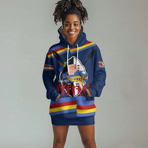 Eswatini Somhlolo Day Hoodie Dress Swazi Flag Tribal Shield Heritage Graphic
