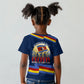 Eswatini Somhlolo Day Kid T shirt Swazi Flag Tribal Shield Heritage Graphic