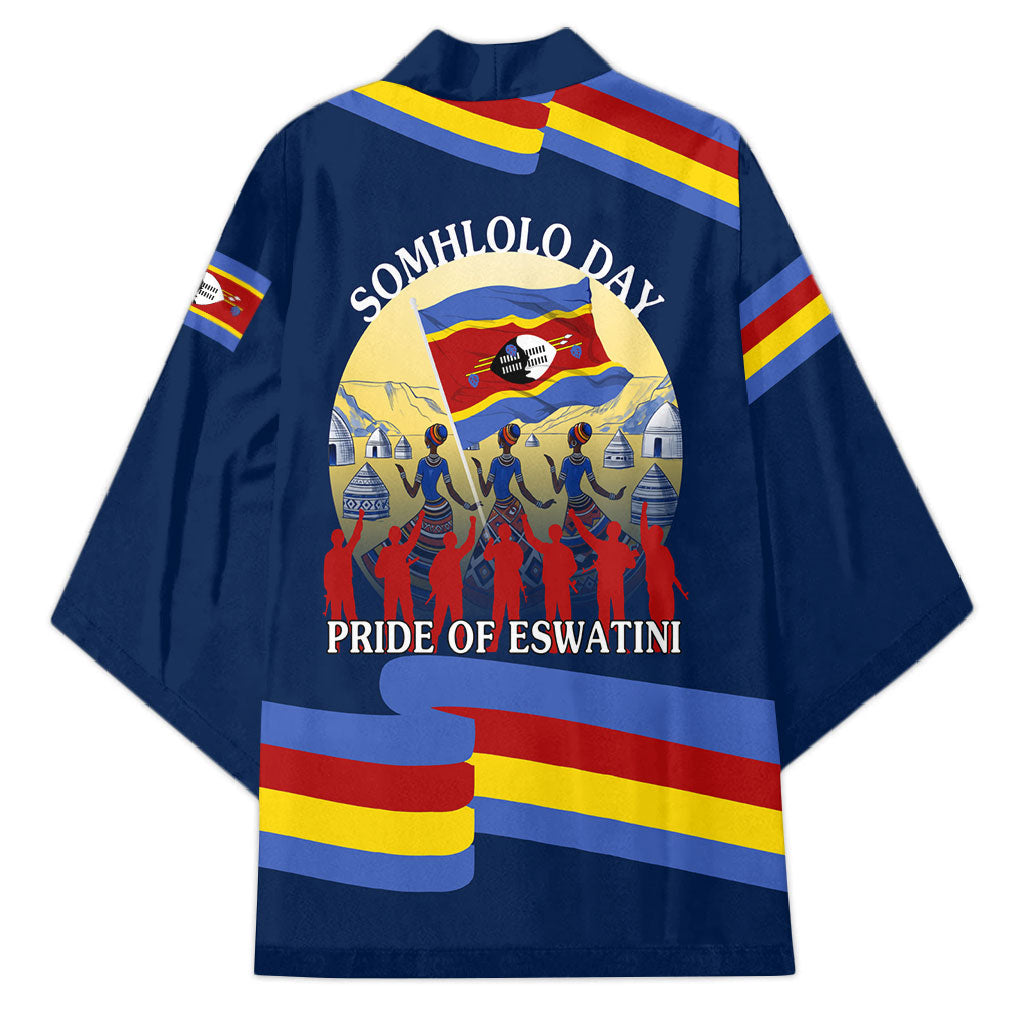 Eswatini Somhlolo Day Kimono Swazi Flag Tribal Shield Heritage Graphic