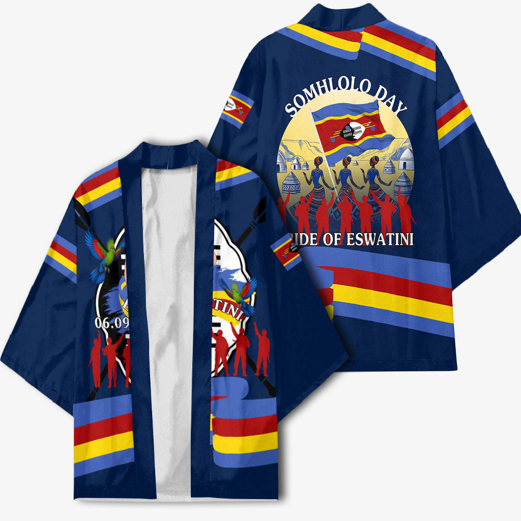 Eswatini Somhlolo Day Kimono Swazi Flag Tribal Shield Heritage Graphic