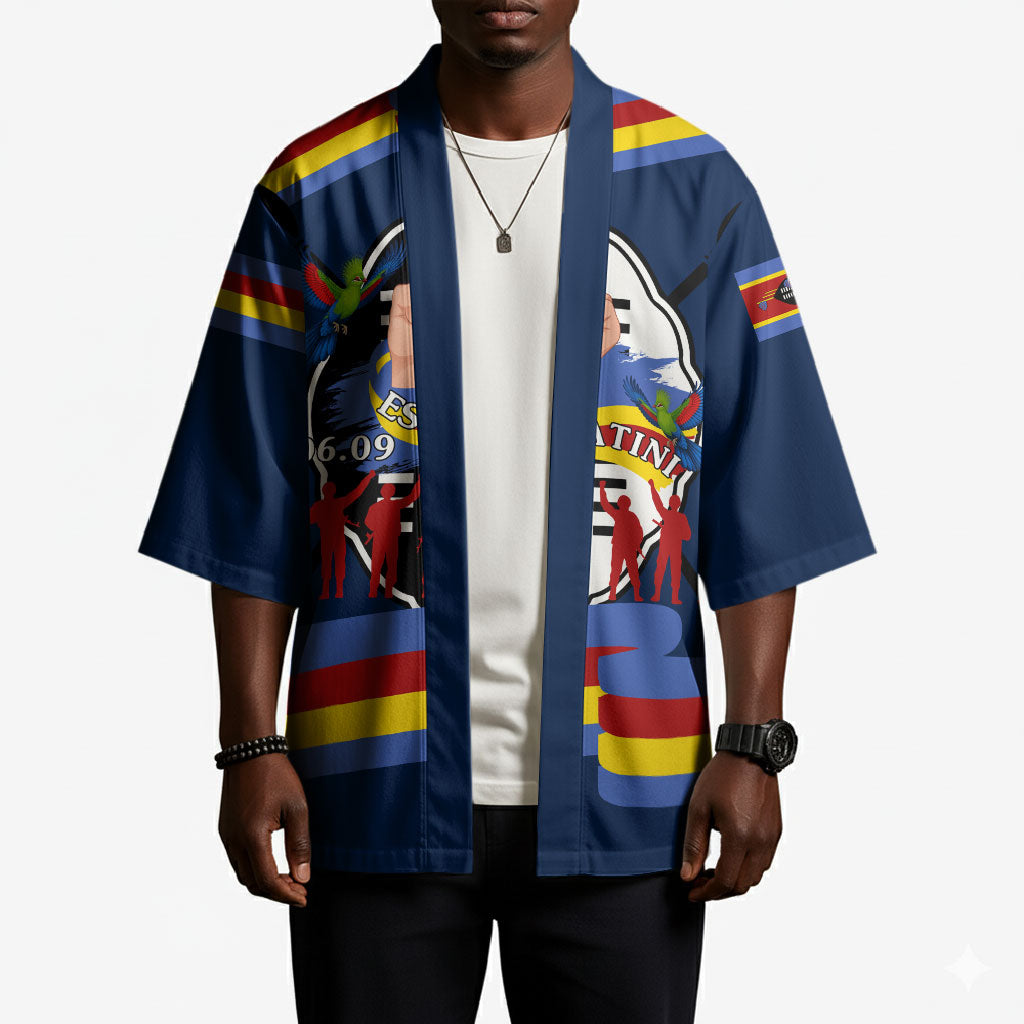 Eswatini Somhlolo Day Kimono Swazi Flag Tribal Shield Heritage Graphic