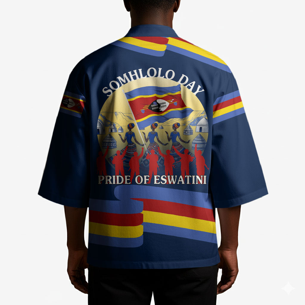Eswatini Somhlolo Day Kimono Swazi Flag Tribal Shield Heritage Graphic