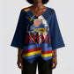 Eswatini Somhlolo Day Kimono Sleeve Blouse Swazi Flag Tribal Shield Heritage Graphic