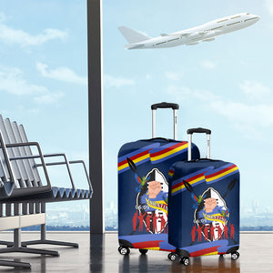 Eswatini Somhlolo Day Luggage Cover Swazi Flag Tribal Shield Heritage Graphic