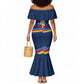 Eswatini Somhlolo Day Mermaid Dress Swazi Flag Tribal Shield Heritage Graphic