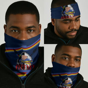 Eswatini Somhlolo Day Neck Gaiter Swazi Flag Tribal Shield Heritage Graphic