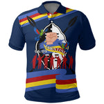 Eswatini Somhlolo Day Polo Shirt Swazi Flag Tribal Shield Heritage Graphic