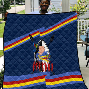 Eswatini Somhlolo Day Quilt Swazi Flag Tribal Shield Heritage Graphic