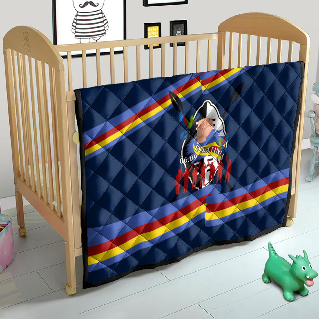 Eswatini Somhlolo Day Quilt Swazi Flag Tribal Shield Heritage Graphic