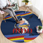 Eswatini Somhlolo Day Round Carpet Swazi Flag Tribal Shield Heritage Graphic
