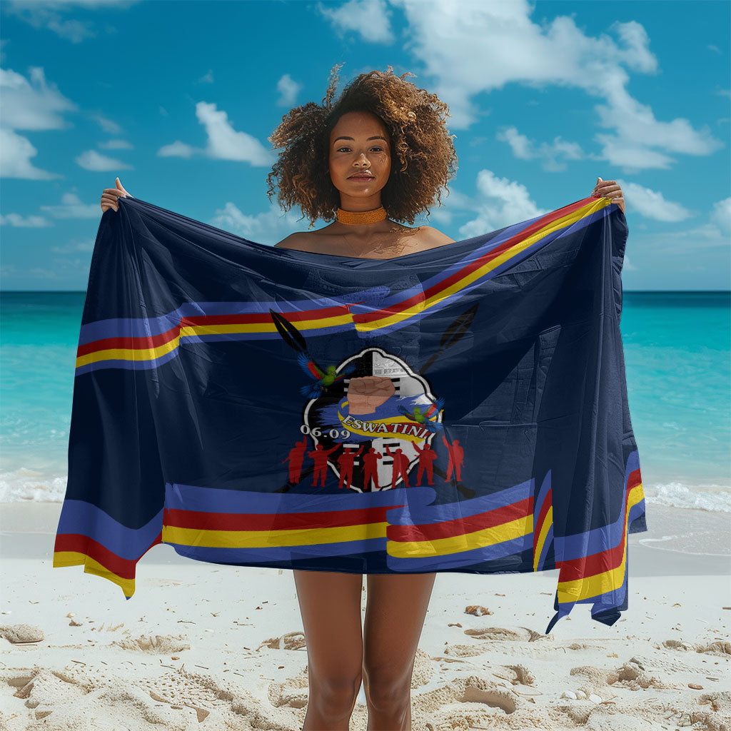 Eswatini Somhlolo Day Sarong Swazi Flag Tribal Shield Heritage Graphic