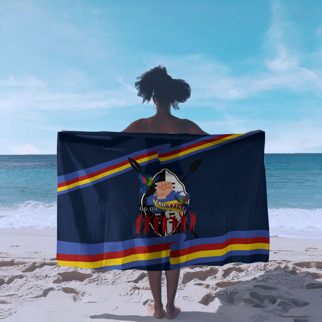 Eswatini Somhlolo Day Sarong Swazi Flag Tribal Shield Heritage Graphic