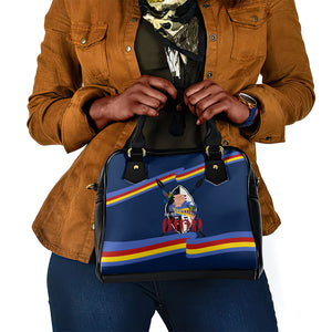 Eswatini Somhlolo Day Shoulder Handbag Swazi Flag Tribal Shield Heritage Graphic