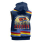 Eswatini Somhlolo Day Sleeveless Hoodie Swazi Flag Tribal Shield Heritage Graphic