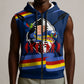 Eswatini Somhlolo Day Sleeveless Zip Hoodie Swazi Flag Tribal Shield Heritage Graphic