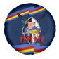 Eswatini Somhlolo Day Spare Tire Cover Swazi Flag Tribal Shield Heritage Graphic