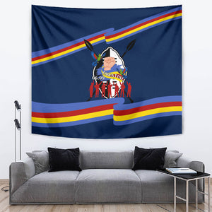 Eswatini Somhlolo Day Tapestry Swazi Flag Tribal Shield Heritage Graphic
