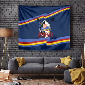 Eswatini Somhlolo Day Tapestry Swazi Flag Tribal Shield Heritage Graphic