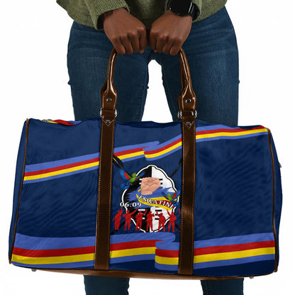 Eswatini Somhlolo Day Travel Bag Swazi Flag Tribal Shield Heritage Graphic