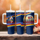 Eswatini Somhlolo Day Tumbler With Handle Swazi Flag Tribal Shield Heritage Graphic