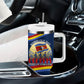 Eswatini Somhlolo Day Tumbler With Handle Swazi Flag Tribal Shield Heritage Graphic