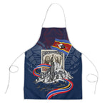 Eswatini Somhlolo Day Apron Swazi Flag Stamp Traditional Dancer African Heritage Graphic