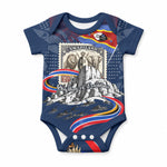 Eswatini Somhlolo Day Baby Onesie Swazi Flag Stamp Traditional Dancer African Heritage Graphic