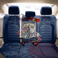 Eswatini Somhlolo Day Back Car Seat Cover Swazi Flag Stamp Traditional Dancer African Heritage Graphic