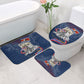 Eswatini Somhlolo Day Bathroom Set Swazi Flag Stamp Traditional Dancer African Heritage Graphic