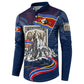 Eswatini Somhlolo Day Button Sweatshirt Swazi Flag Stamp Traditional Dancer African Heritage Graphic