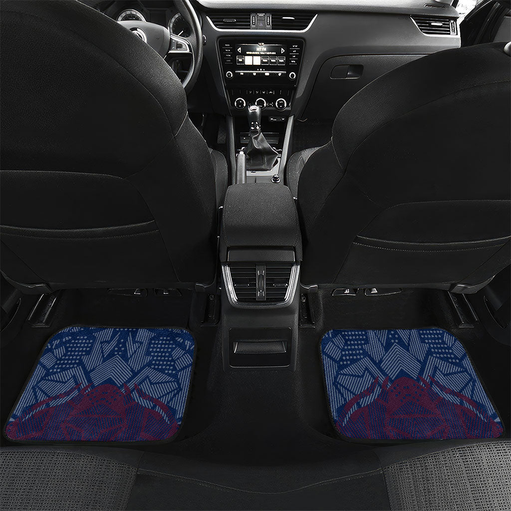 Eswatini Somhlolo Day Car Mats Swazi Flag Stamp Traditional Dancer African Heritage Graphic